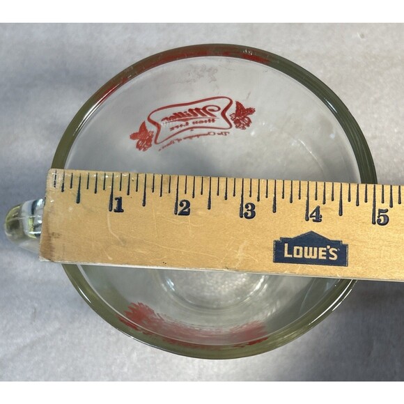 Bar Style Miller High Life Heavyweight Beer Pitcher 5x7 Inch Thick Walled 32 oz - Picture 7 of 7